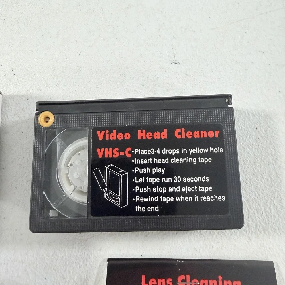 Direct Power Plus DPV-1001 Camcorder Cleaning Kit VHS-C 8mm Tape Head Lens Fluid
